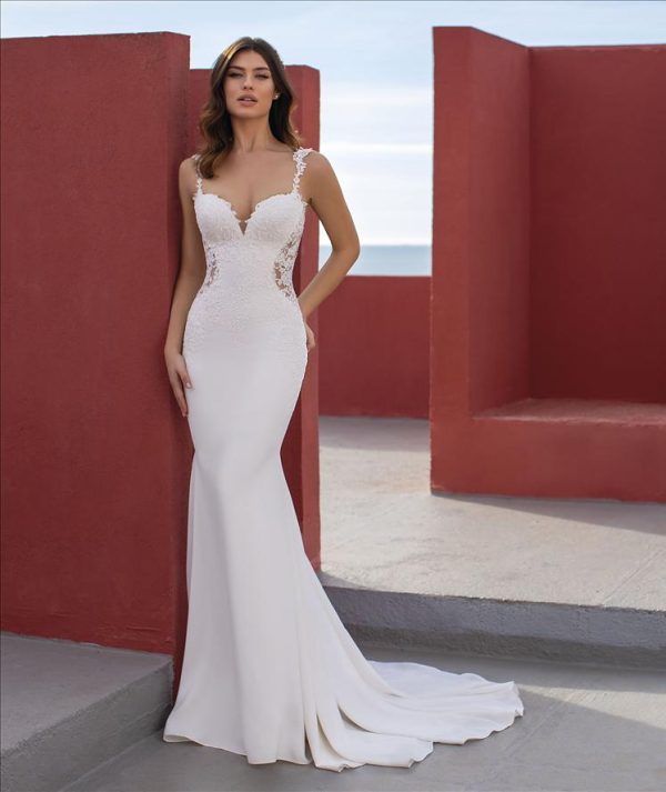 OKAPI Wedding Dress White one Collection 2020 Paris Boutique
