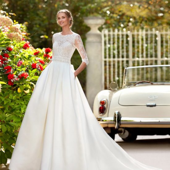 robe manche longue mariage