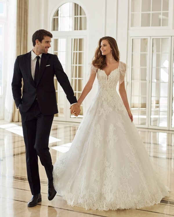 Robe de Mariée DEIMOS Aire Barcelona 2022| Mariée Parisienne