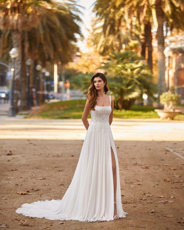 TACIA Wedding Dress lunanovias collection 2023: Paris Boutique