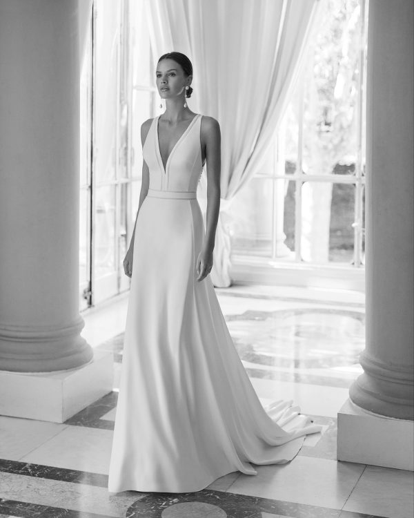ABRA Wedding Dress Aire Barcelona Collection 2023| Paris Boutique