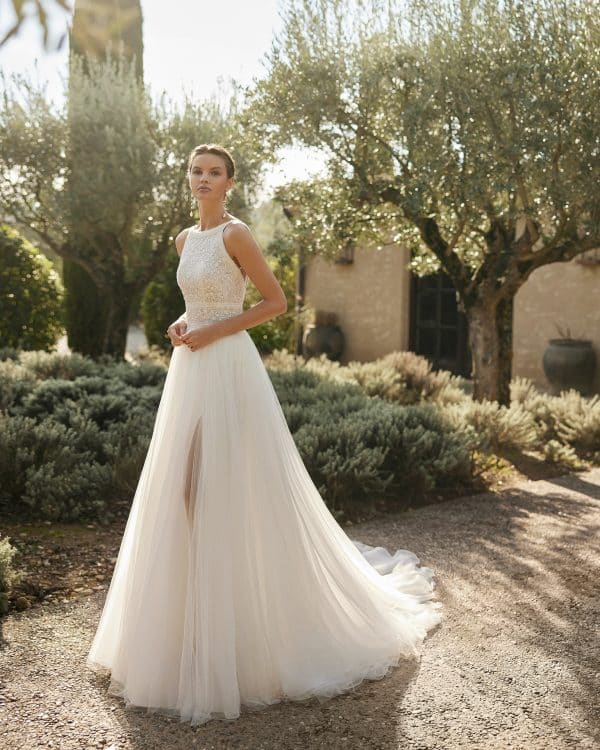 GEON Wedding Dress Aire Barcelona Collection 2023| Paris Boutique