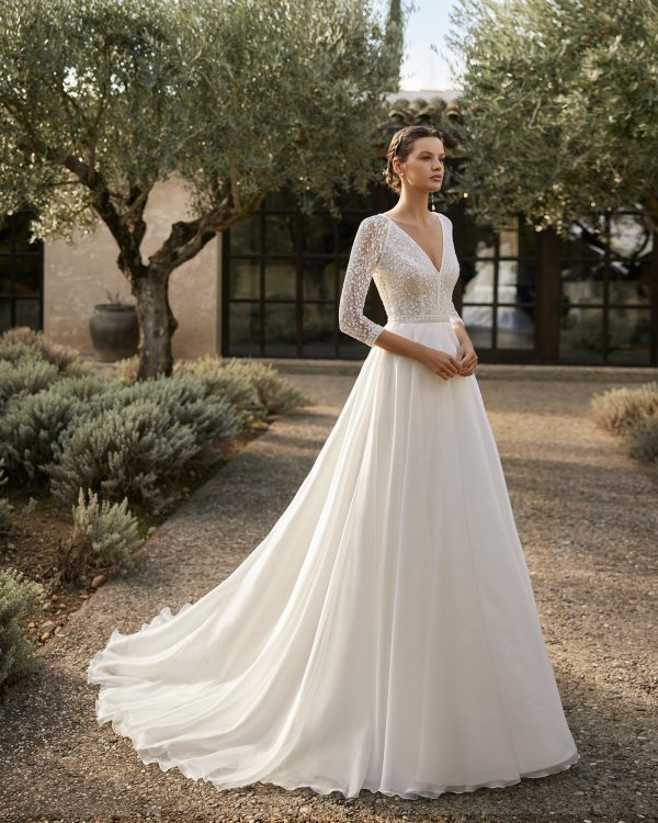 Robe de Mariée GIANA Aire Barcelona 2023| Mariée Parisienne