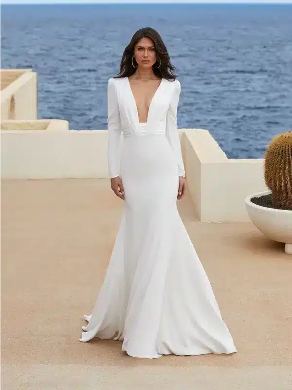 ADRIENNE Pronovias Wedding Dress collection 2023 | Paris Boutique
