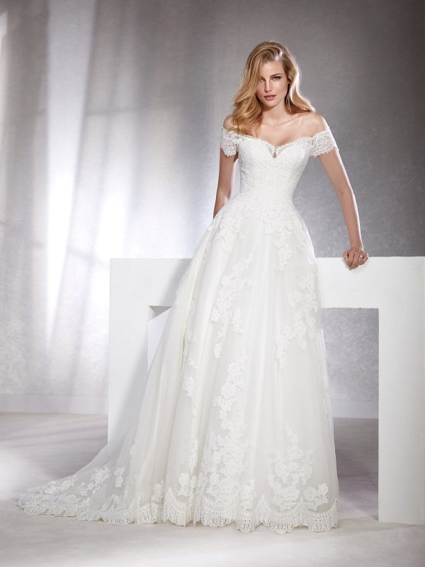 FABIANA Wedding Dress White one Collection 2023 Paris Boutique