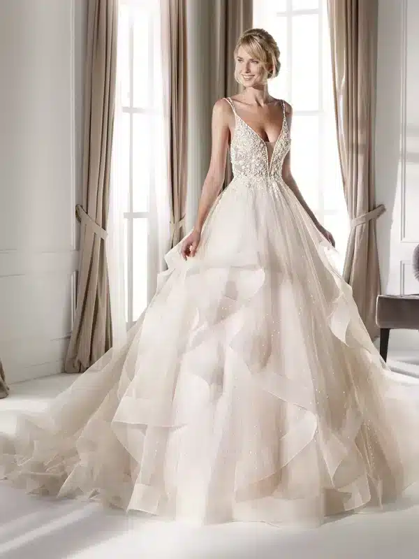 NIA2037 Nicole Wedding Dress collection 2023| Boutique Paris