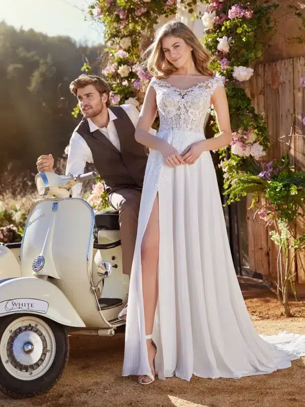 IFE Wedding Dress White one Collection 2023 Paris Boutique