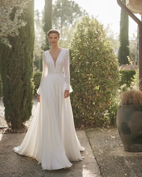 GASLY Wedding Dress Aire Barcelona Collection 2023| Paris Boutique