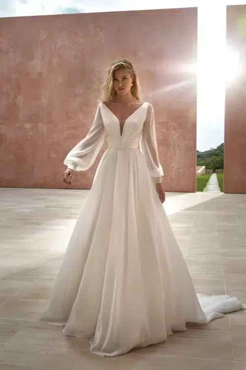 ASMARA Wedding Dress Pronovias collection 2024 | Paris Boutique