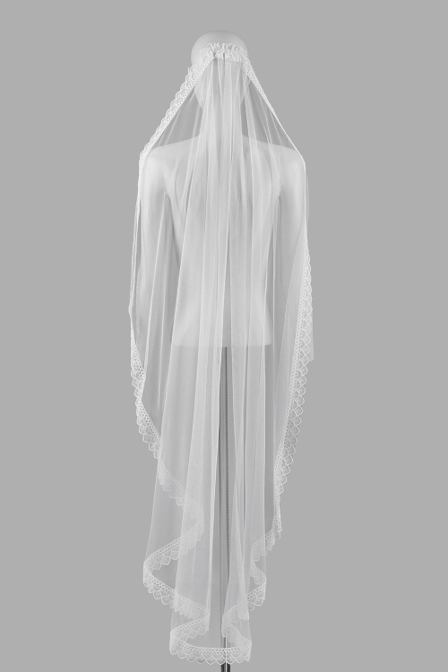 Voile de Mariée en tulle et dentelle 39: Boutique Paris