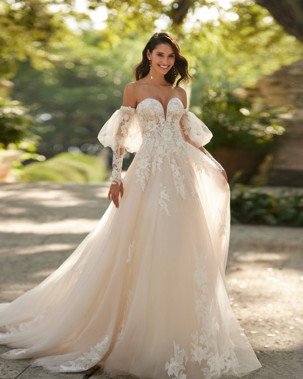 BISNA Wedding Dress Aire Barcelona Collection 2024| Paris Boutique
