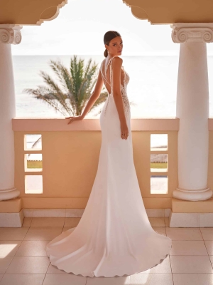 LEEDS wedding Dress: San Patrick collection 2024 Paris Boutique