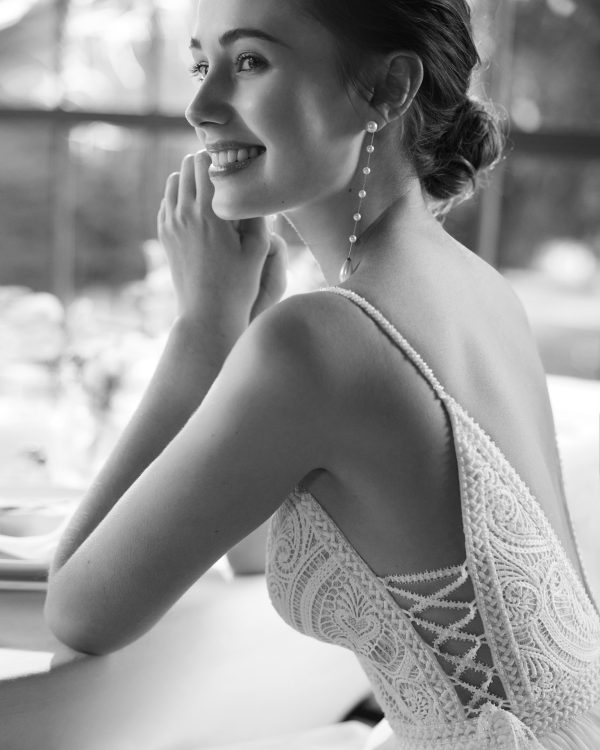 NATY Wedding Dress Aire Barcelona Collection 2024| Paris Boutique