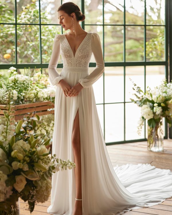 Robe de Mariée NEREA Aire Barcelona 2024| Mariée Parisienne
