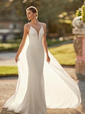 SANNE Wedding Dress Aire Barcelona Collection 2024| Paris Boutique