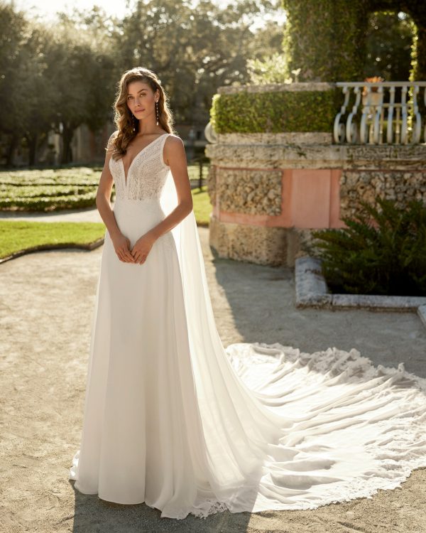 SEMAY Wedding Dress Aire Barcelona Collection 2024| Paris Boutique