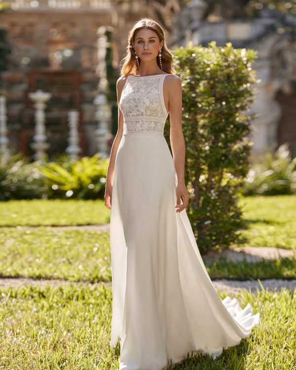 SENELL Wedding Dress Aire Barcelona Collection 2024| Paris Boutique