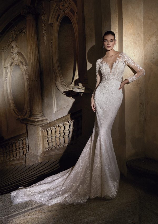 AMETHYST Wedding Dress Pronovias Privee collection 2024 | Paris Boutique