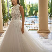 ISELDA Wedding Dress Aire Barcelona Collection 2025| Paris Boutique