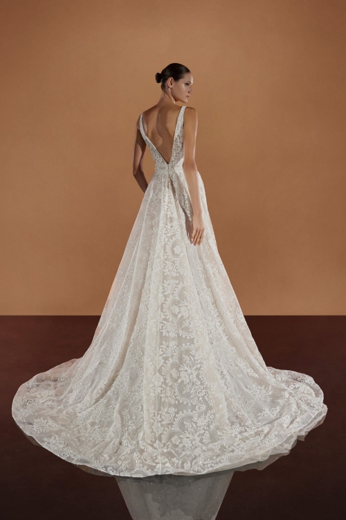 NETHRA Wedding Dress Pronovias Privee collection 2025 | Paris Boutique