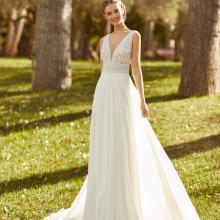 KEREM Wedding Dress Aire Barcelona Collection 2025| Paris Boutique