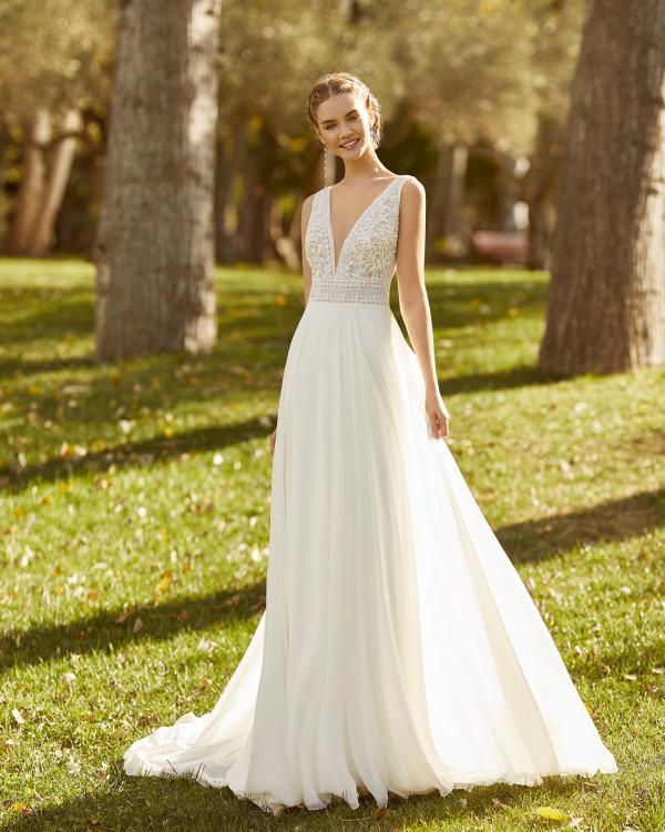 KEREM Wedding Dress Aire Barcelona Collection 2025| Paris Boutique