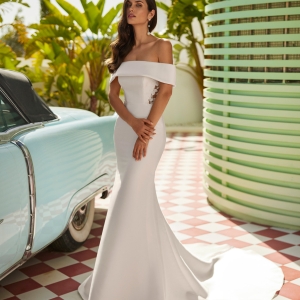 JOSSIE Wedding Dress luna novias collection 2026: Paris Boutique