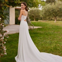 Robe de mariée NAITEL Dentelle manches longues