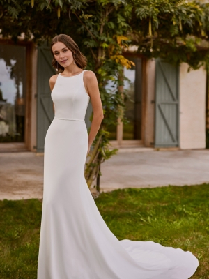 Robe de mariée NAITEL Dentelle manches longues