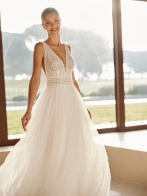 ZULI Wedding Dress Aire Barcelona Collection 2026| Paris Boutique