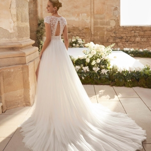 MELINA Wedding Dress Aire Barcelona Collection 2026| Paris Boutique