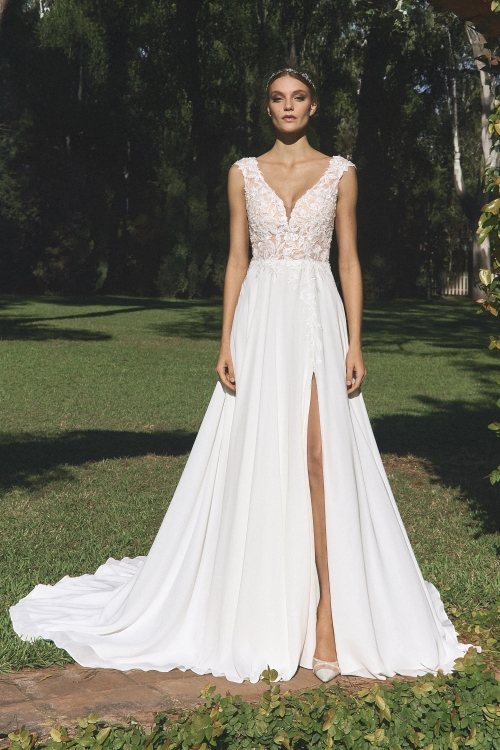 ALGUEM Wedding Dress White one Collection 2026 Paris Boutique
