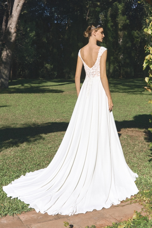 ALGUEM Wedding Dress White one Collection 2026 Paris Boutique