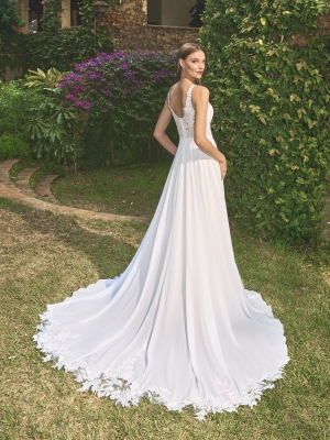 BEBEL Wedding Dress White one Collection 2026 Paris Boutique
