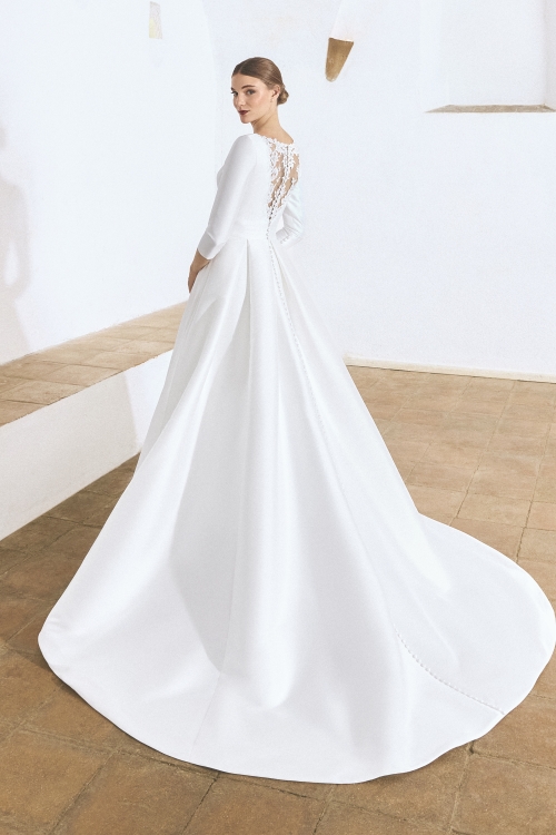 GENTIL Wedding Dress White one Collection 2026 Paris Boutique