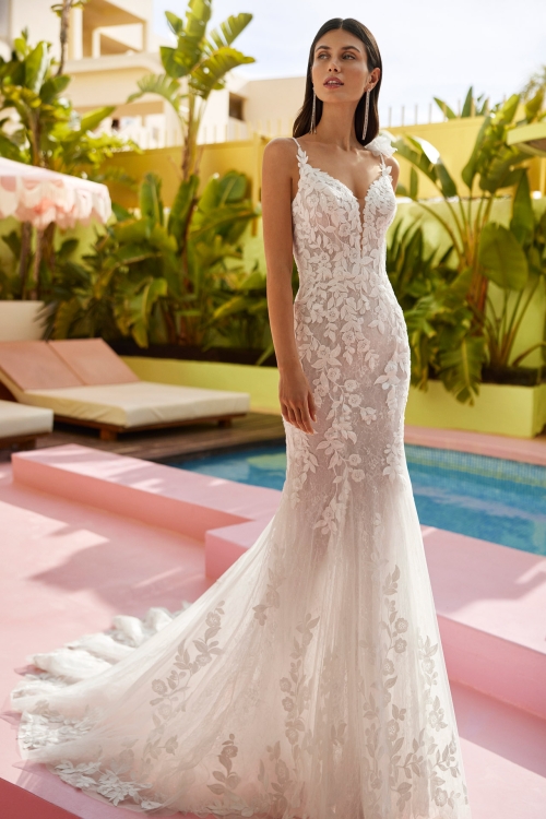 JASEN Wedding Dress luna novias collection 2026: Paris Boutique