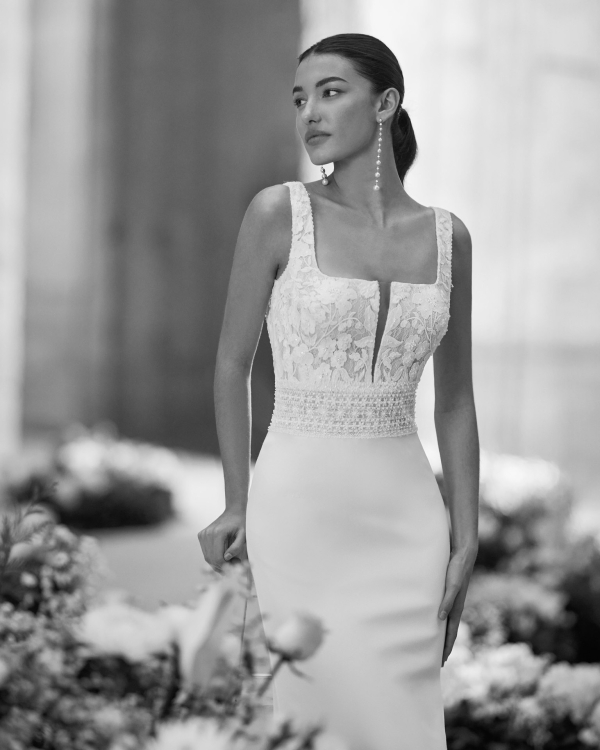 MAIDA Wedding Dress Aire Barcelona Collection 2026 | Paris Boutique