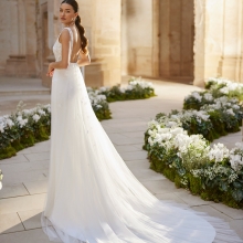MAIDA Wedding Dress Aire Barcelona Collection 2026 | Paris Boutique