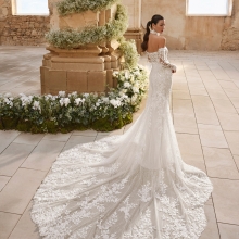 Robe de Mariée MARLENE Aire Barcelona 2026 | Mariée Parisienne