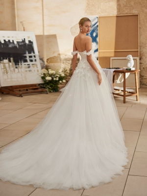 MELISA Wedding Dress Aire Barcelona Collection 2026 | Paris Boutique