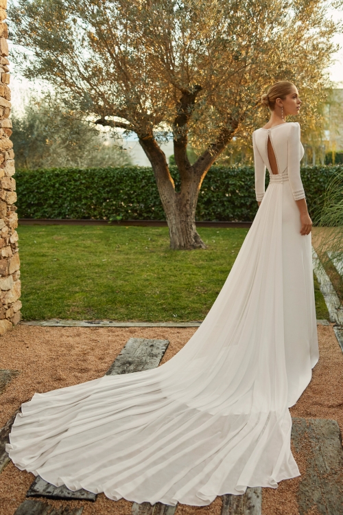 ZALER Wedding Dress Aire Barcelona Collection 2026 | Paris Boutique