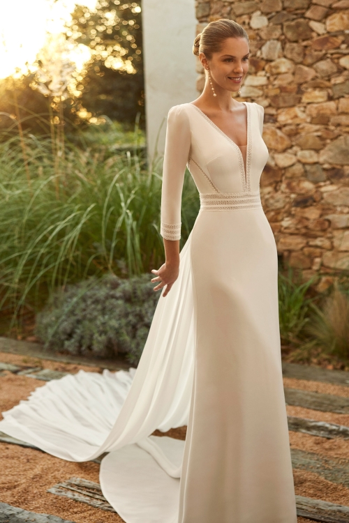 ZALER Wedding Dress Aire Barcelona Collection 2026 | Paris Boutique