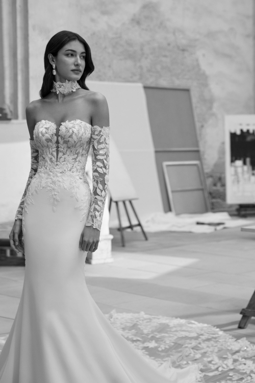 MARIELA Wedding Dress Aire Barcelona Collection 2026 | Paris Boutique