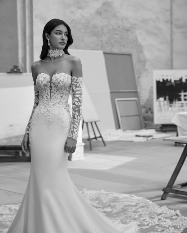 MARIELA Wedding Dress Aire Barcelona Collection 2026 | Paris Boutique