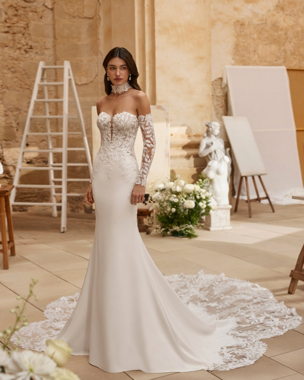 MARIELA Wedding Dress Aire Barcelona Collection 2026 | Paris Boutique