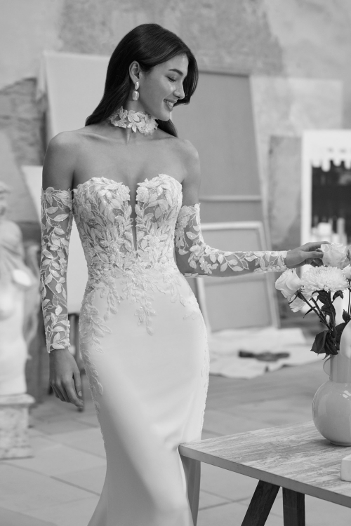 MARIELA Wedding Dress Aire Barcelona Collection 2026 | Paris Boutique