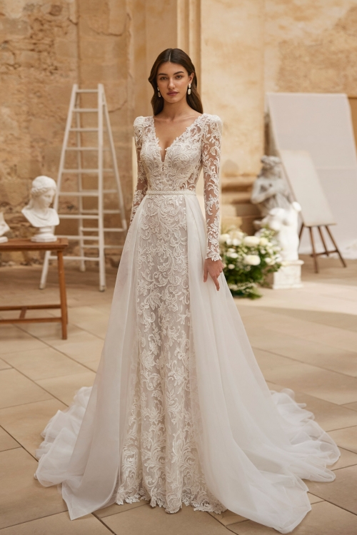Robe de Mariée MARTHA Aire Barcelona | Mariée Parisienne