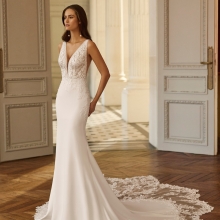 Robe de Mariée BARA Aire Barcelona 2027 | Mariée Parisienne Robe de Mariée BARA Aire Barcelona 2027 | Mariée Parisienne