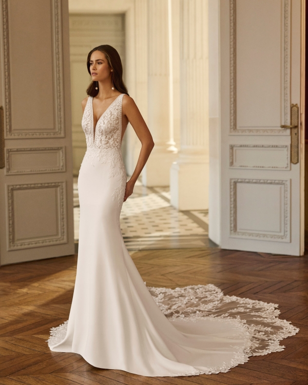 Robe de Mariée BARA Aire Barcelona 2027 | Mariée Parisienne Robe de Mariée BARA Aire Barcelona 2027 | Mariée Parisienne