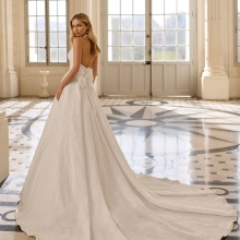 BONY Wedding Dress Aire Barcelona Collection 2027 | Paris Boutique